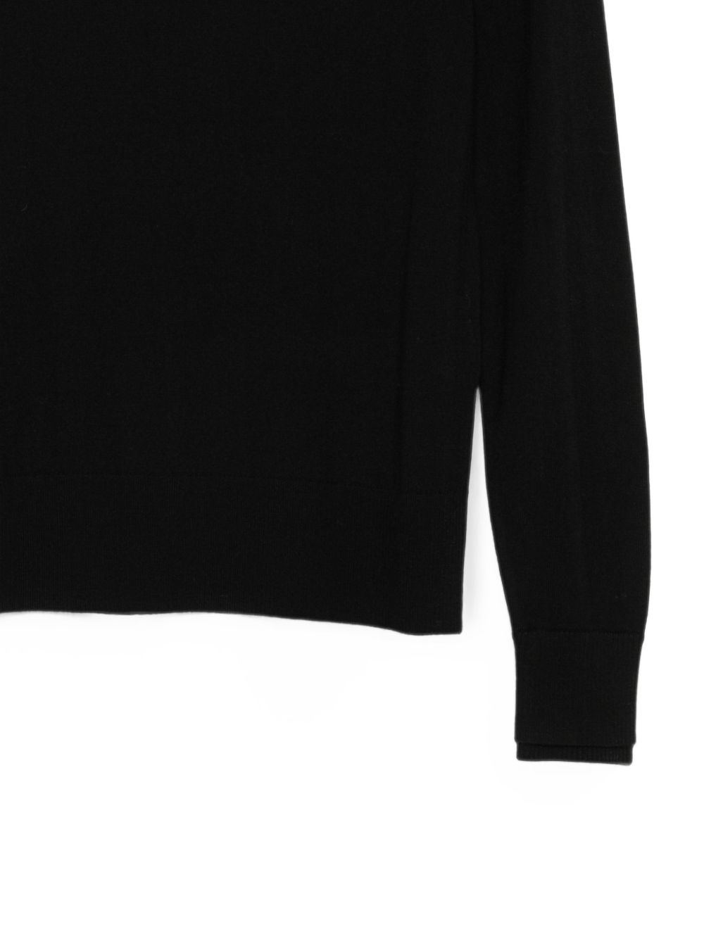 SEVENTY Maglia nera a collo alto in lana 