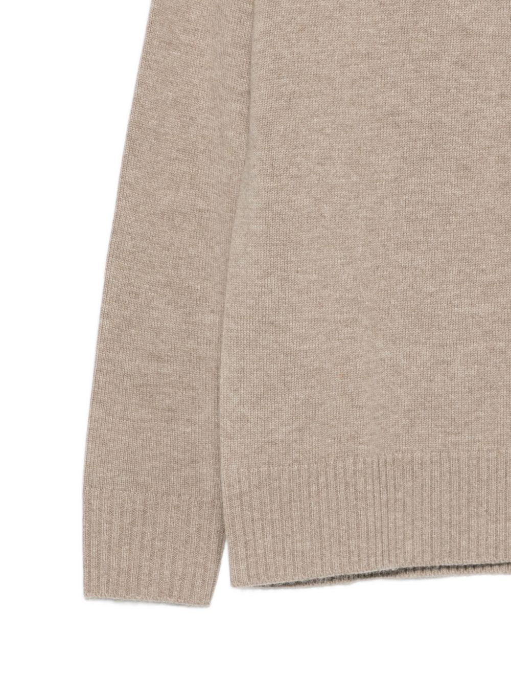 SEVENTY Maglia beige nocciola a collo alto 