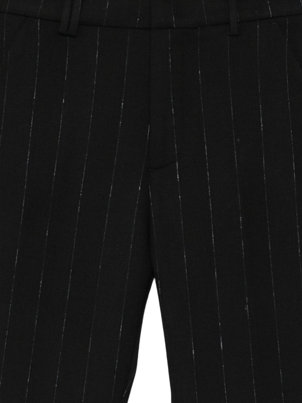 SEVENTY Pantaloni eleganti neri gessati in misto lana firmati Seventy 