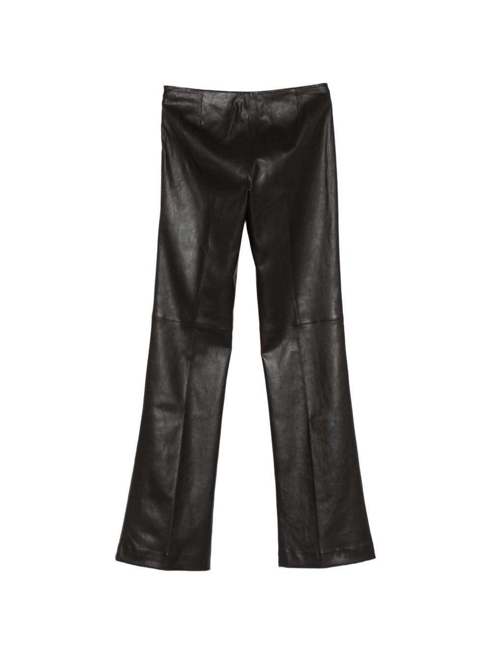 SEVENTY Pantaloni eleganti marroni in pelle 