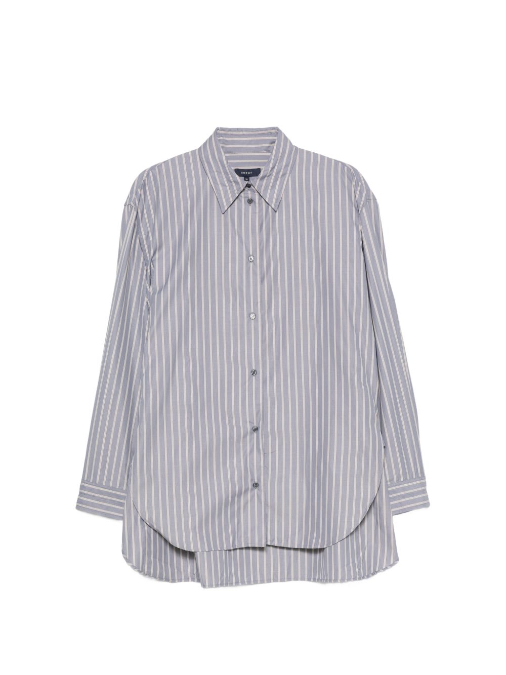SOEUR Camicia Grenade a righe azzurro polvere in cotone 