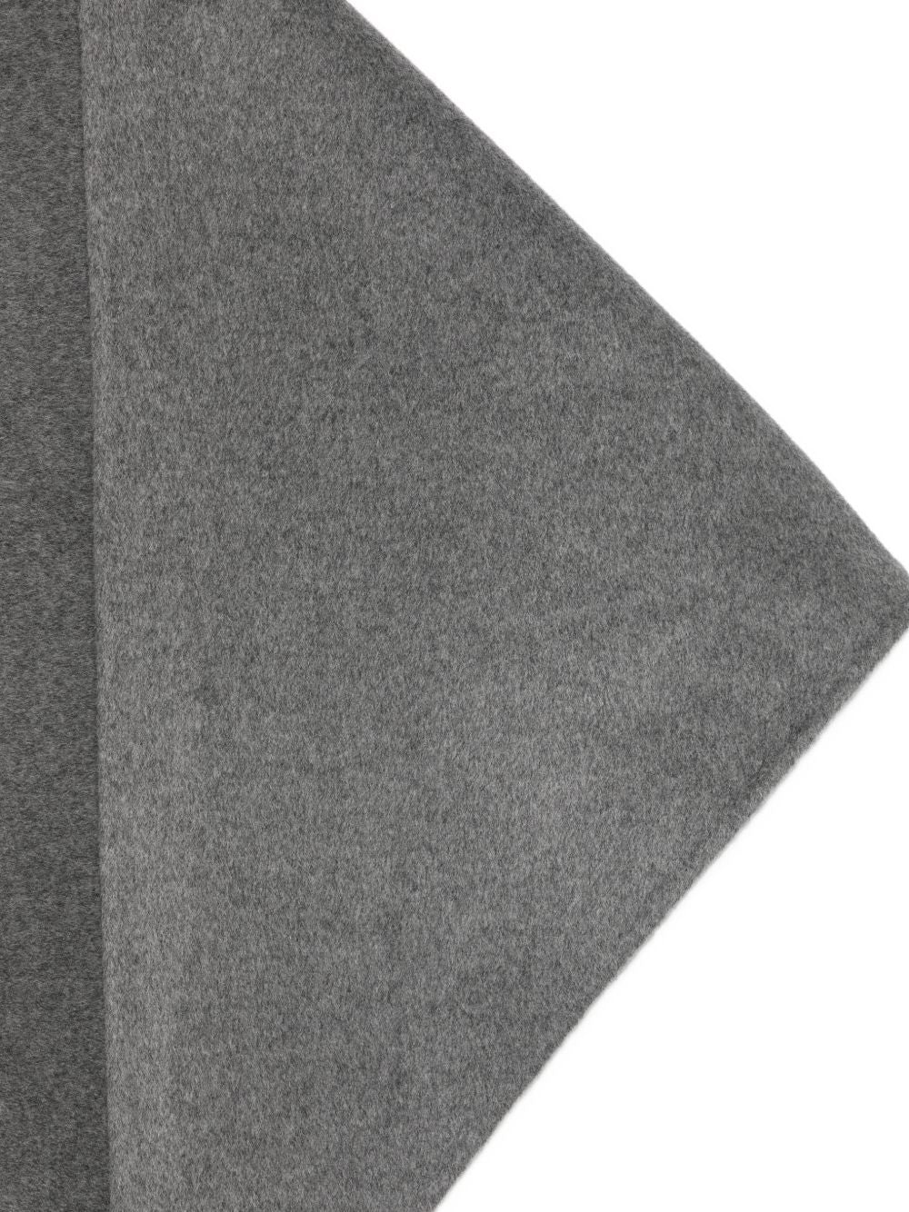 SOEUR Foulard triangolare Jamelia in lana grigio chiaro 