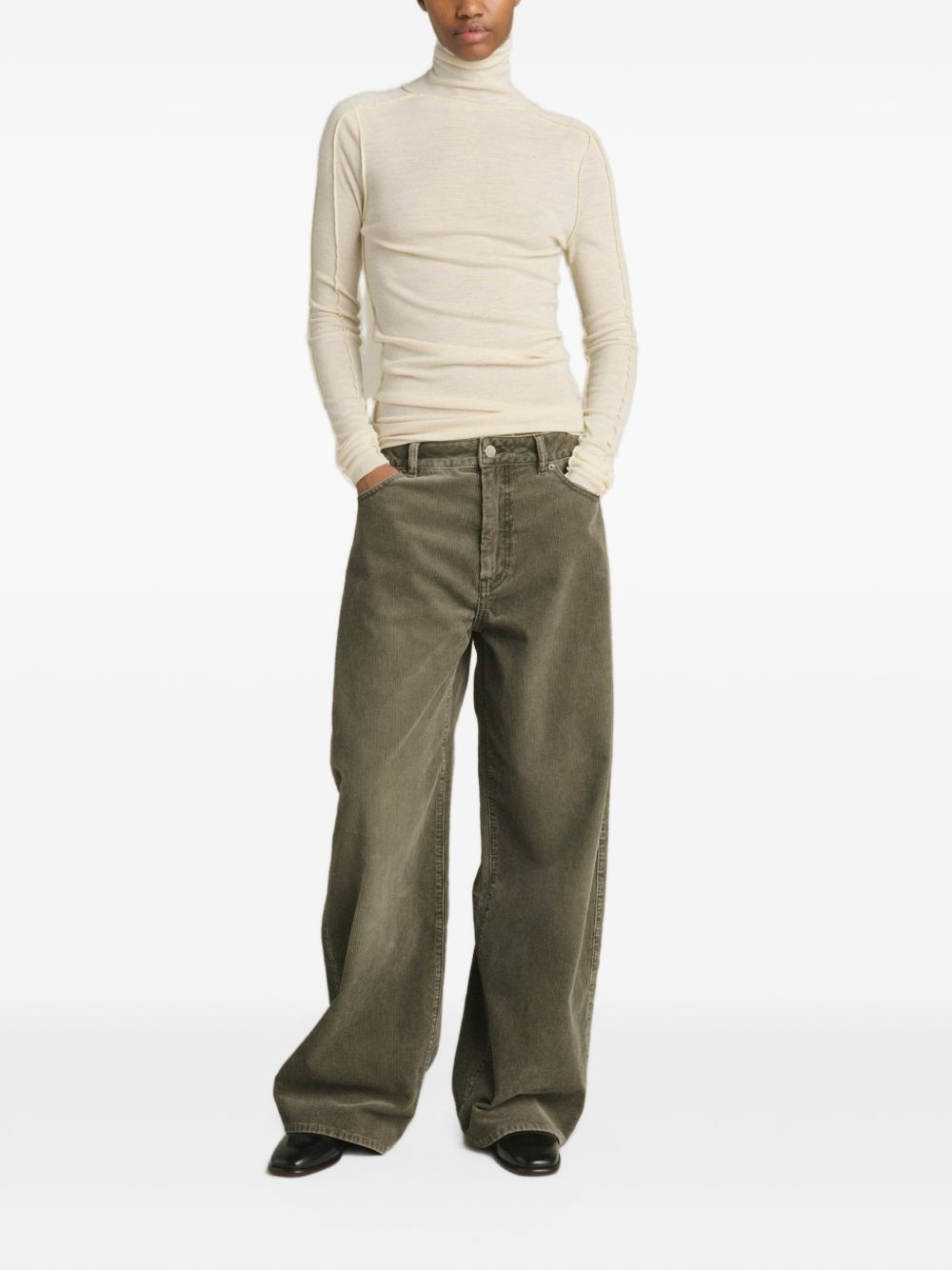 SOEUR Jeans HUNTER grigi con effetto washed 