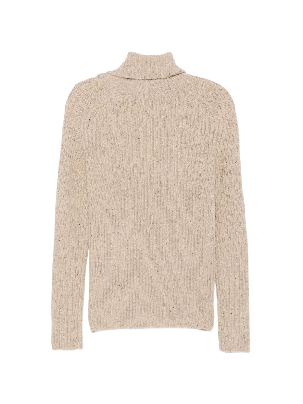 SOEUR Maglia a collo alto in lana beige 