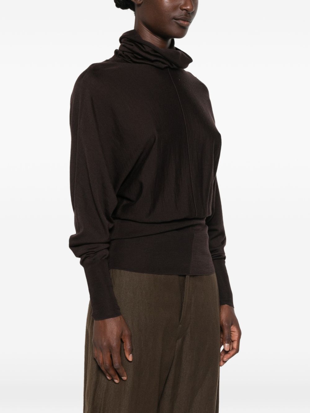 SOEUR Maglia Lindsay color marrone 