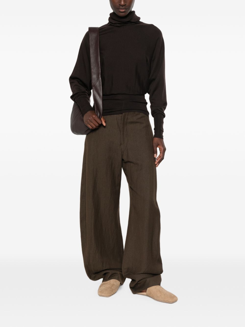 SOEUR Maglia Lindsay color marrone 