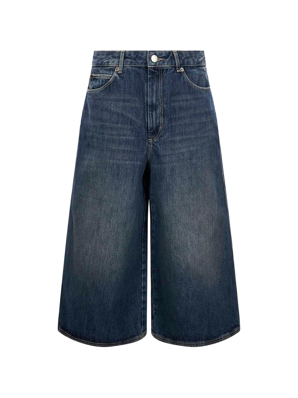 SOEUR Jeans Joyce wide leg blu con tasche 