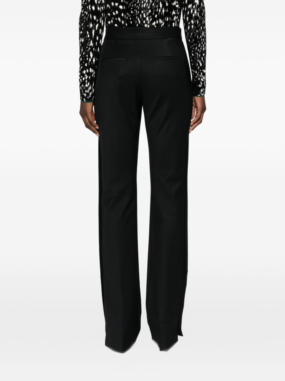 SPORTMAX Pantaloni GUGLIA eleganti in lana neri 