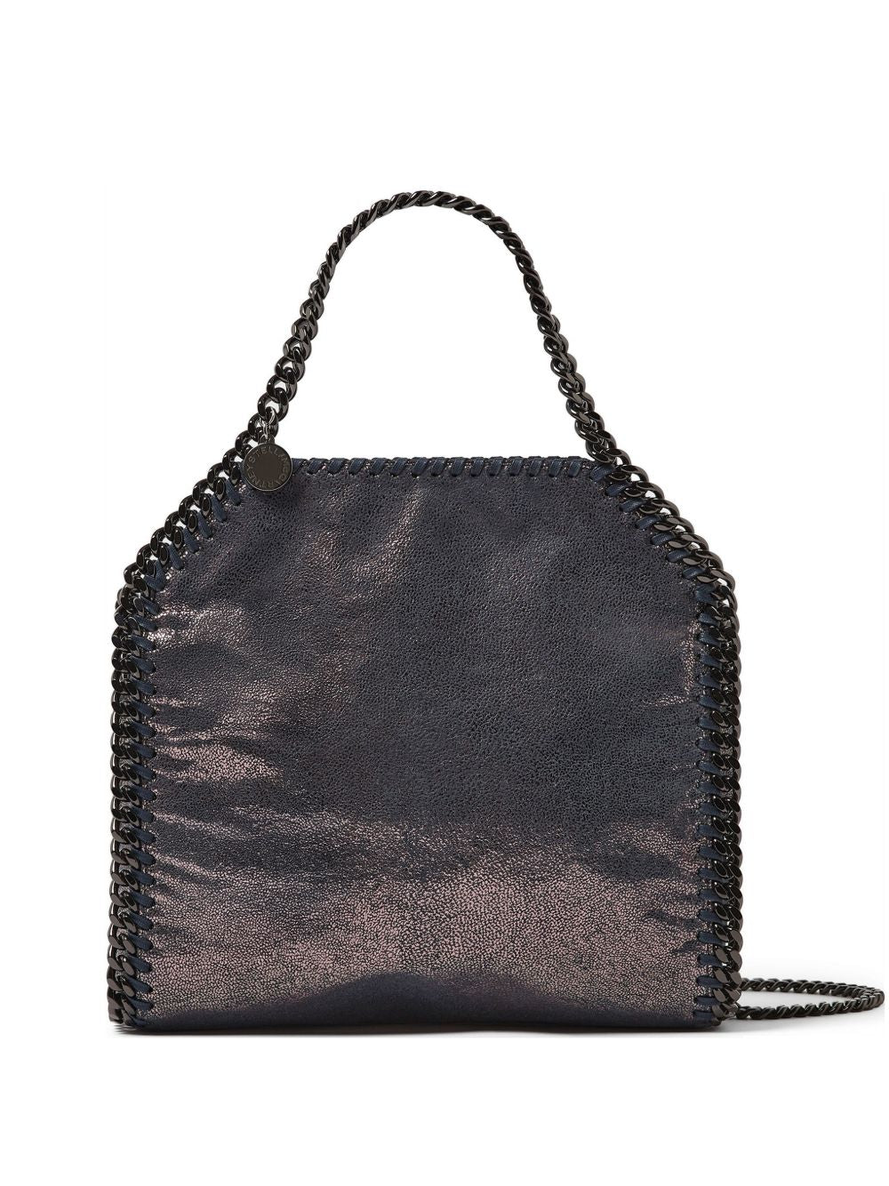 STELLA MCCARTNEY Borsa Tote Mini Falabella metallizzata<BR/> 