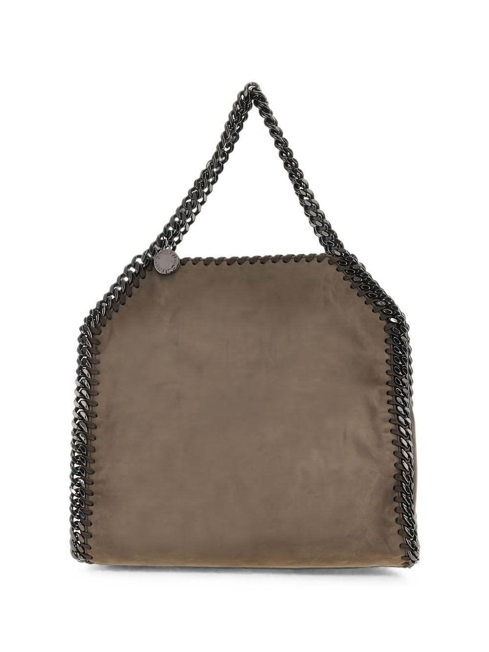 STELLA MCCARTNEY Borsa Falabella Mini effetto suede grigio 