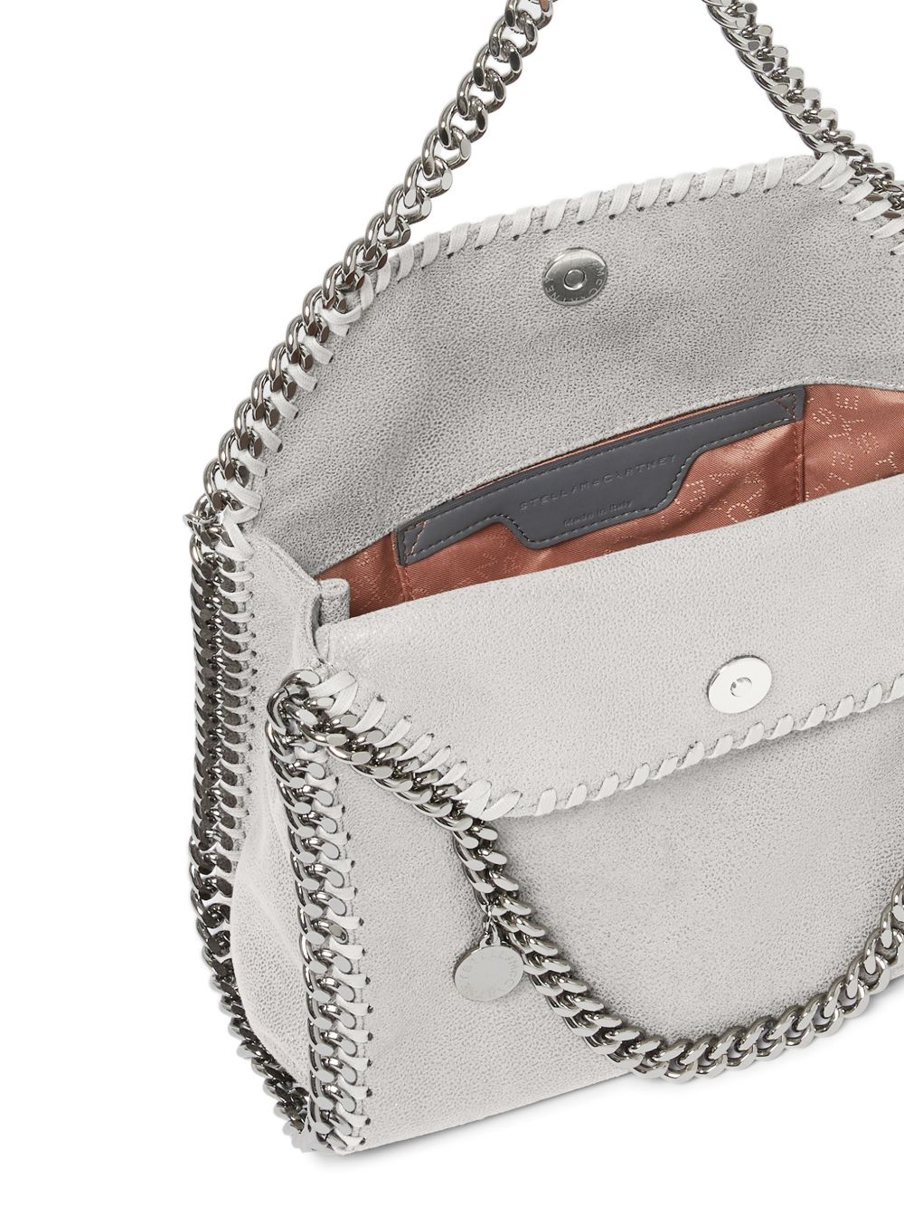 STELLA MCCARTNEY Borsa a tracolla Falabella mini grigia 