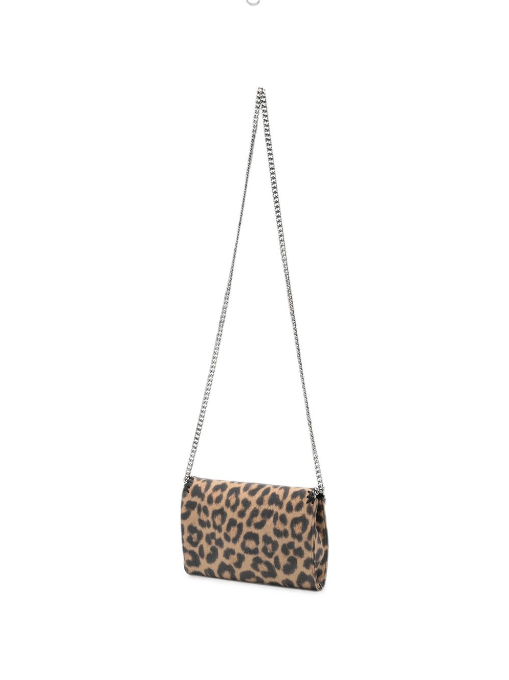 STELLA MCCARTNEY Borsa Portafoglio Falabella leopardata con catena 
