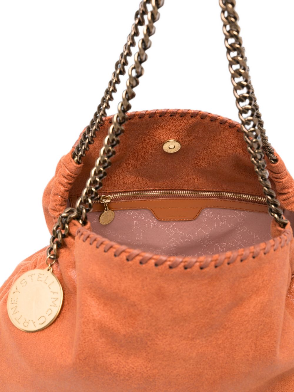 STELLA MCCARTNEY Borsa tote in ecopelle con tracolla a catena 