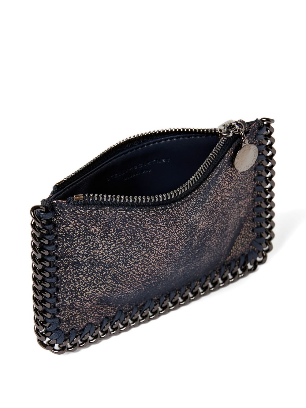 STELLA MCCARTNEY Portacarte Falabella in Eco Shiny Dotted Chamois 