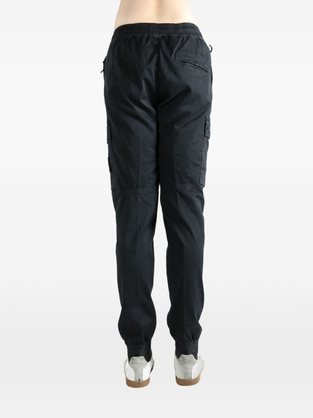 STONE ISLAND Pantaloni cargo sportivi Sool blu con tasche 