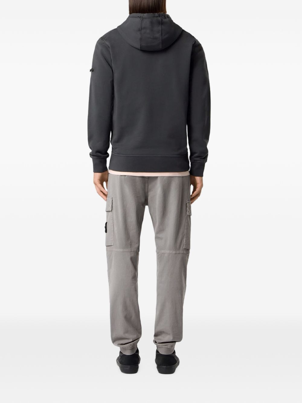 STONE ISLAND Pantaloni sportivi uomo in cotone con tasche cargo 
