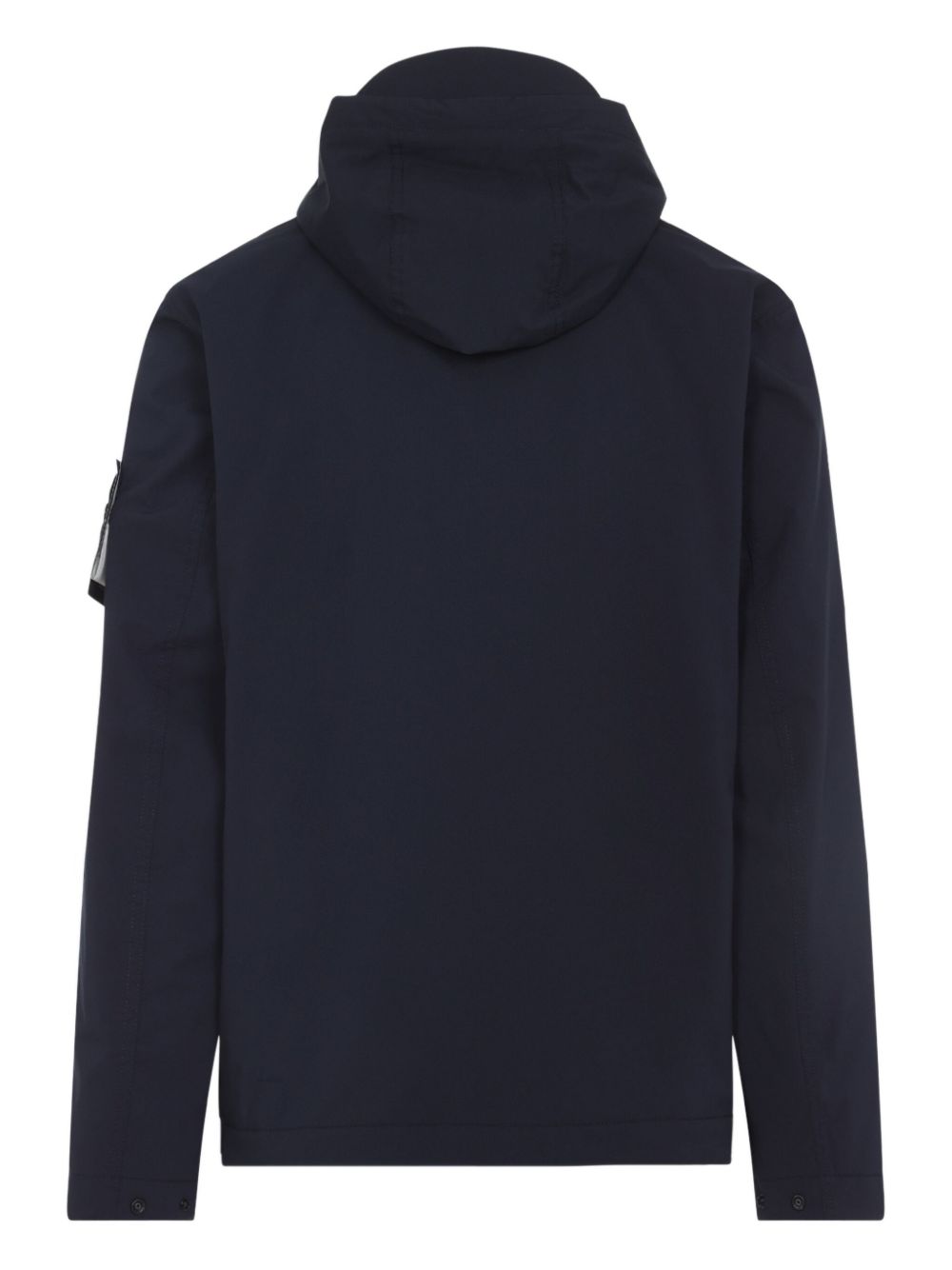 STONE ISLAND Giacca blu imbottita con cappuccio 
