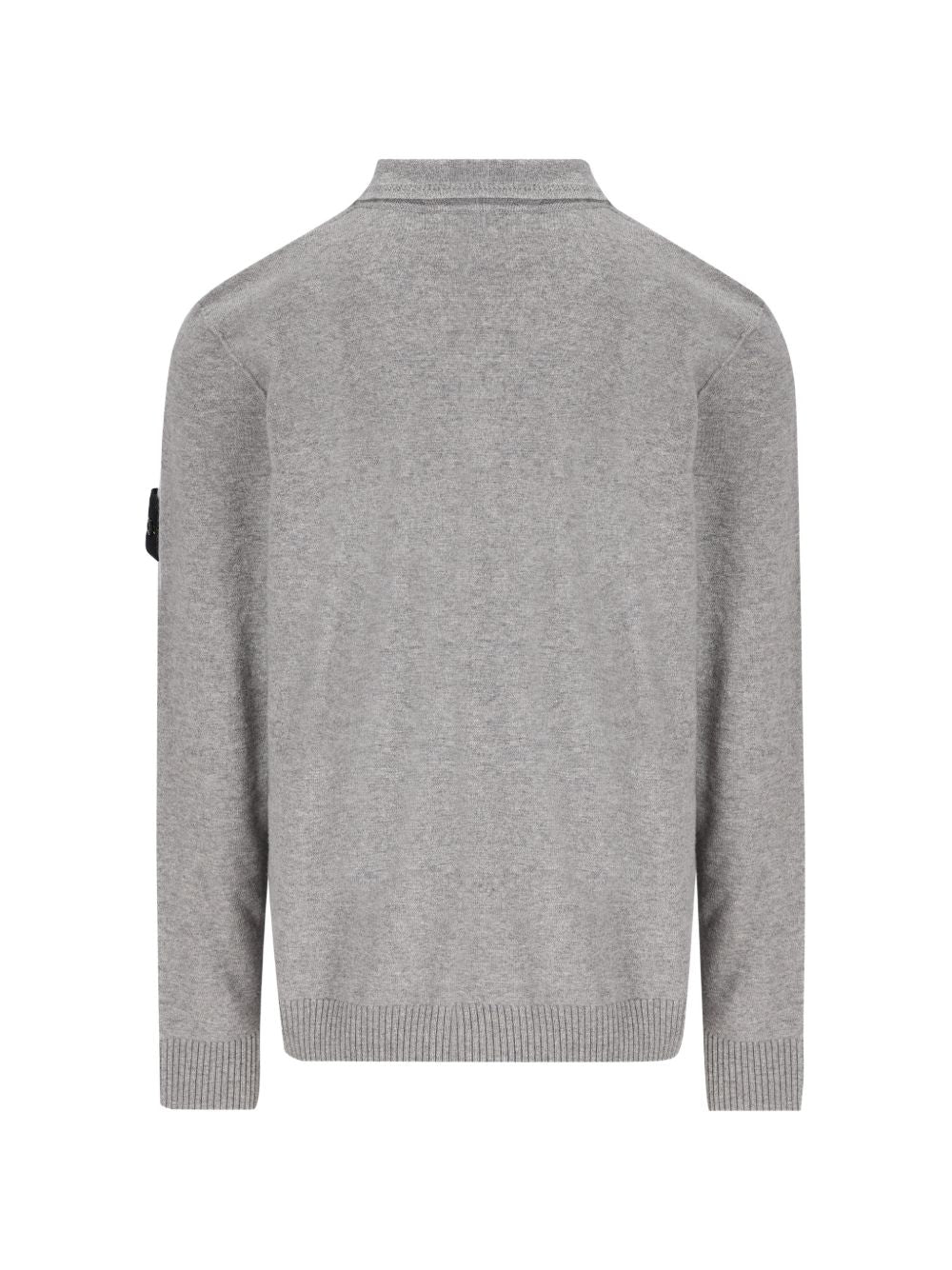 STONE ISLAND Polo in Lana Grigia 