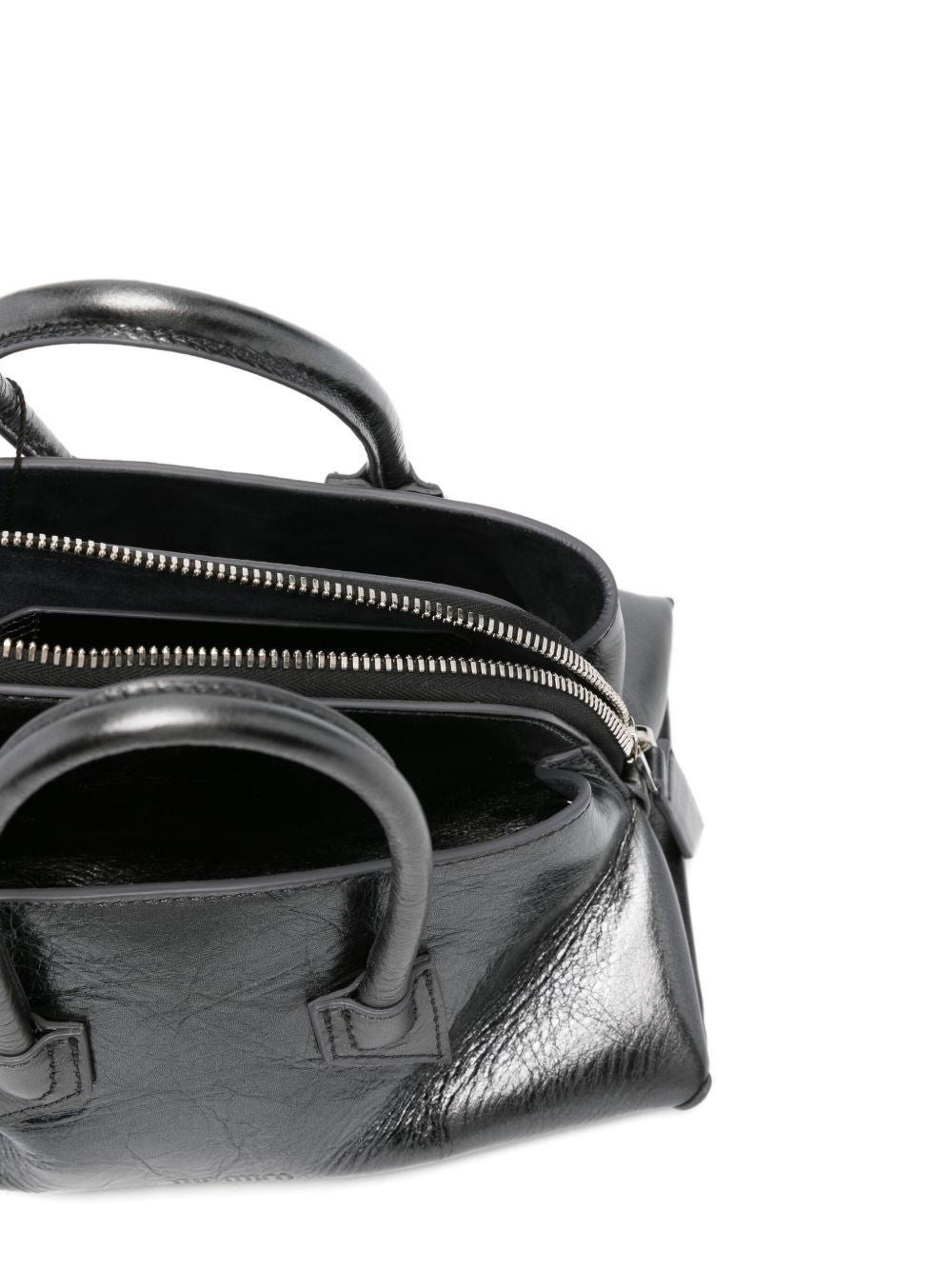 THE ATTICO Borsa a spalla La Passeggiata Mini grigio metallizzato 