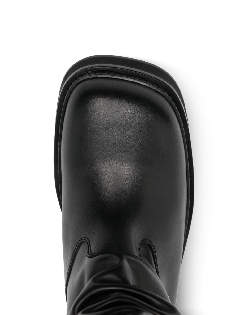 THE ATTICO Stivali Robin Passeggiata in pelle nera 