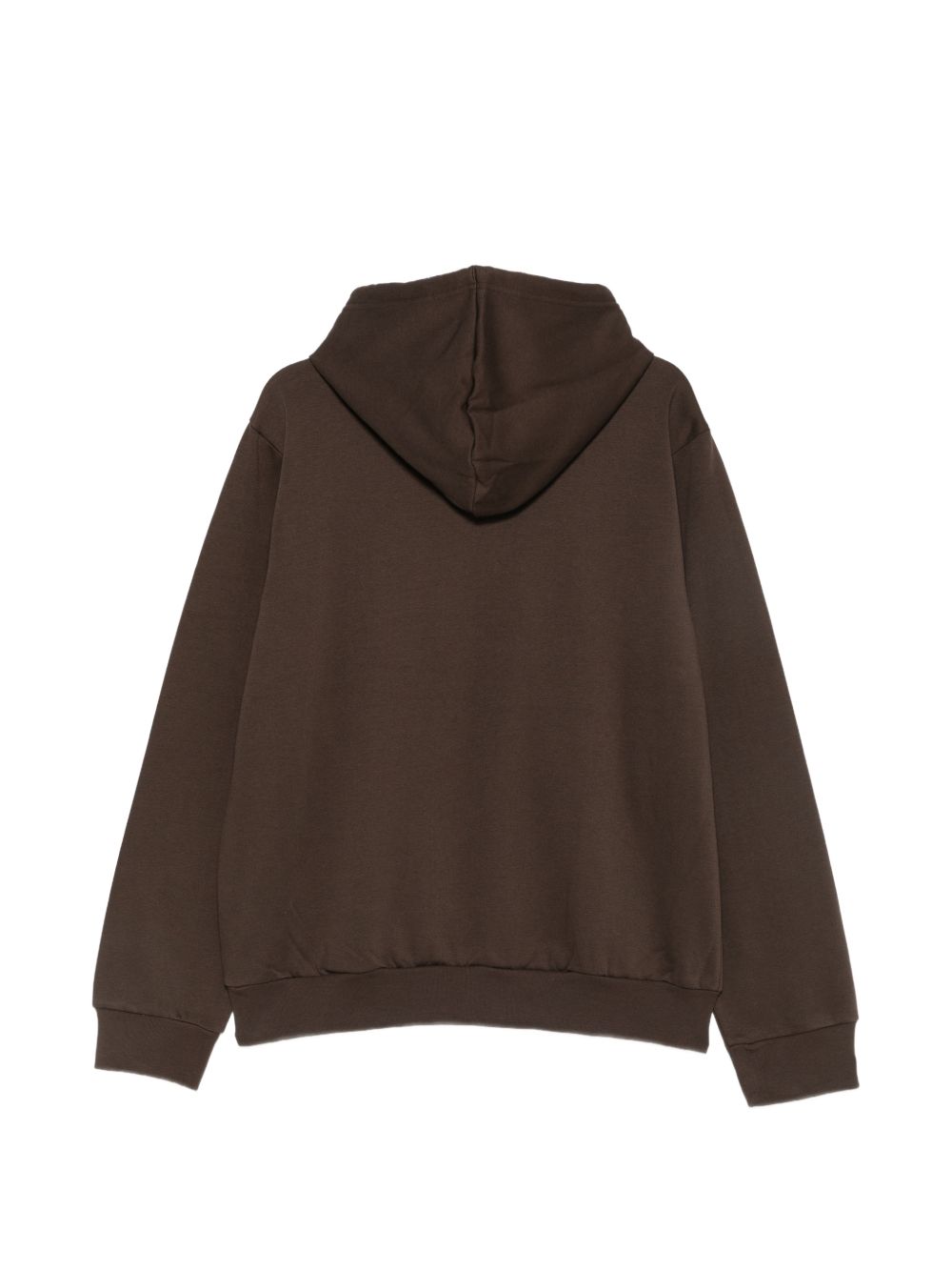 THE NORTH FACE Felpa marrone con cappuccio e logo 
