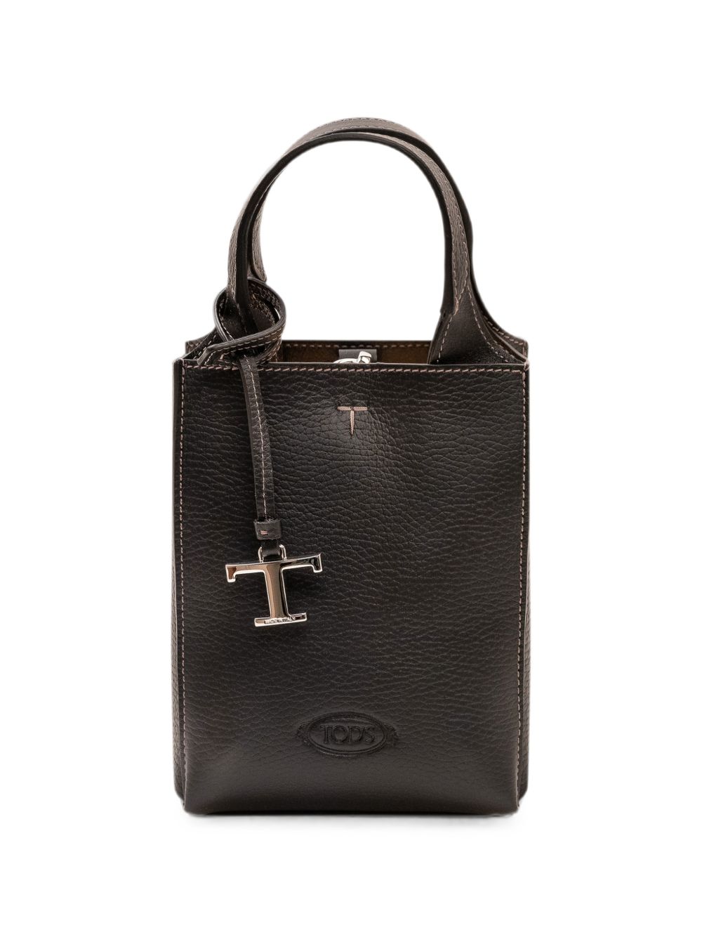 TODS Micro Borsa T Timeless in Pelle Nera 