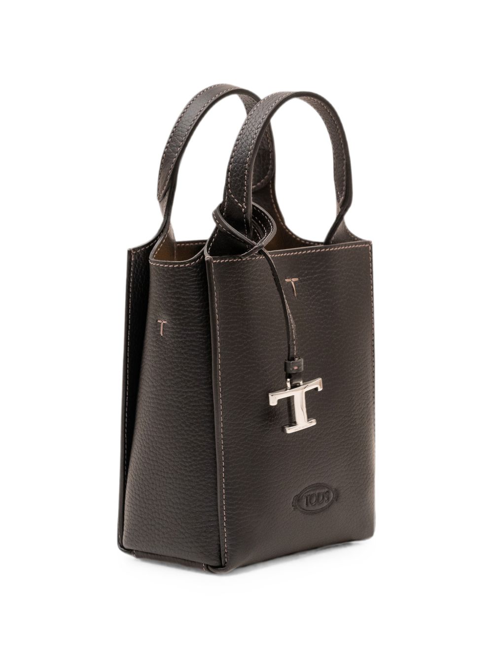 TODS Micro Borsa T Timeless in Pelle Nera 