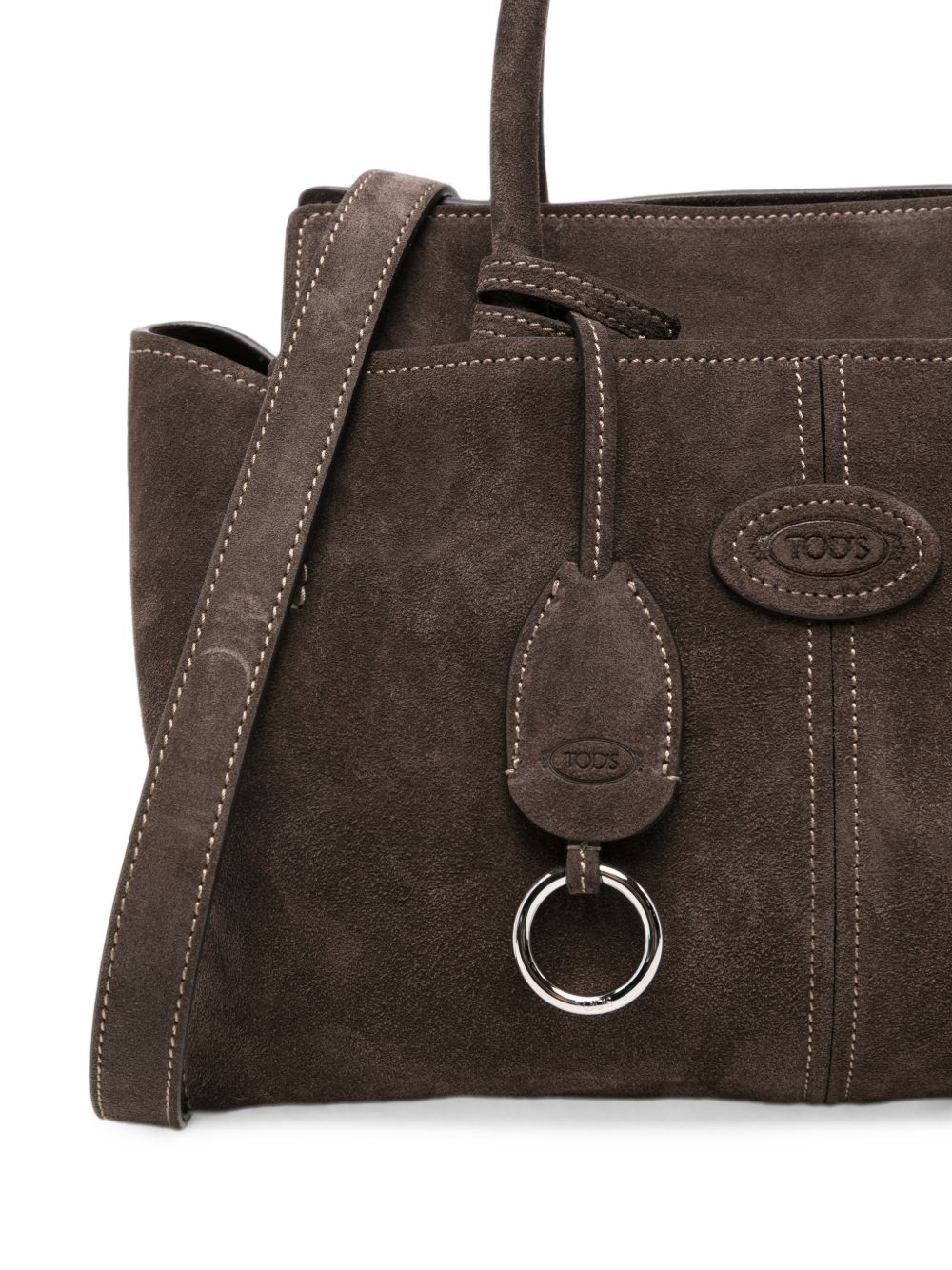 TODS Borsa a mano in Pelle Grigia 