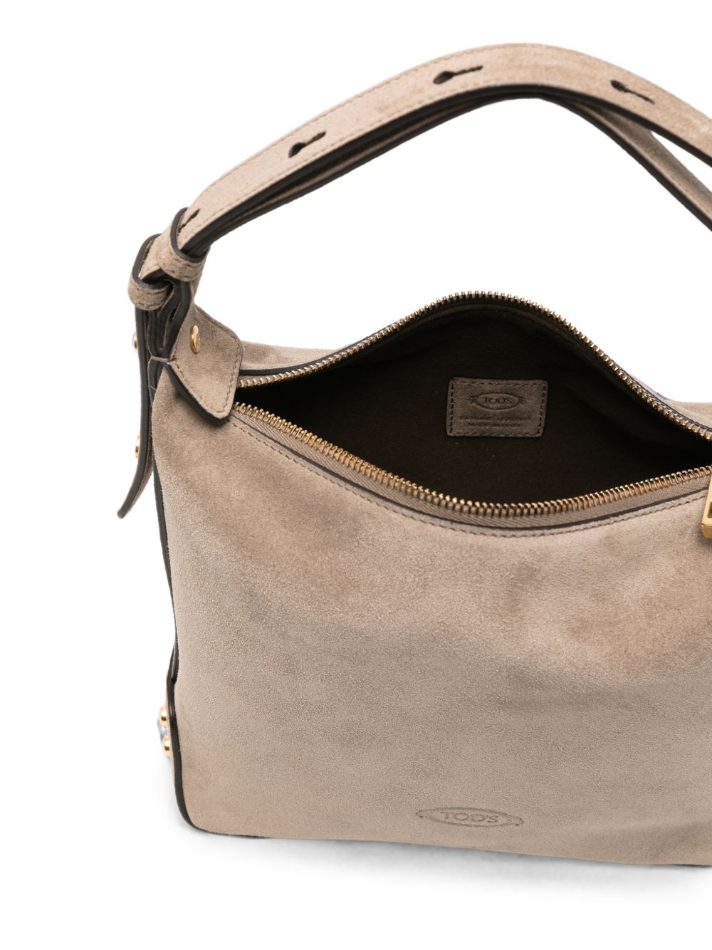 TODS Borsa Mini in Suede Beige 