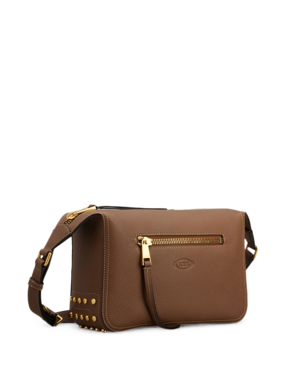 TODS Borsa a Spalla Mini in Pelle Marrone 