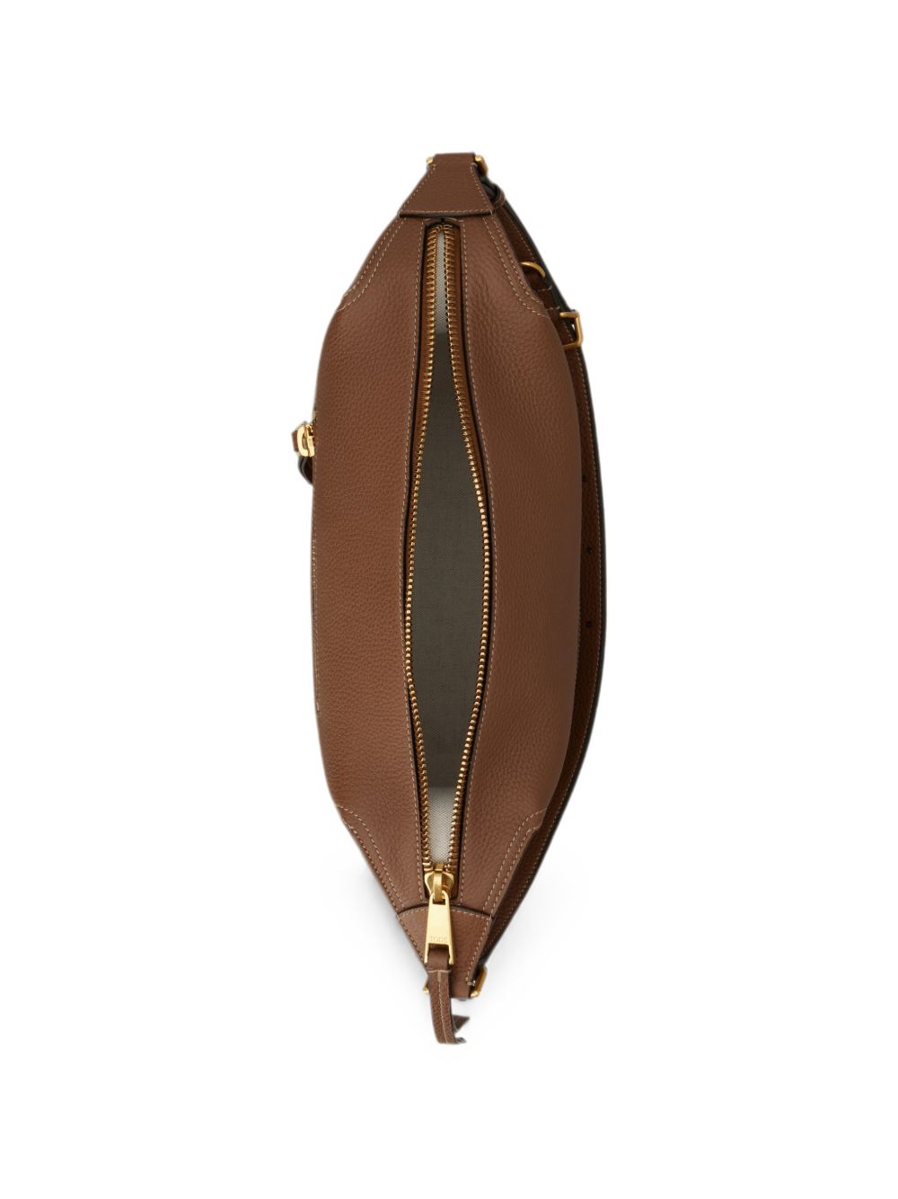TODS Borsa a Spalla Mini in Pelle Marrone 