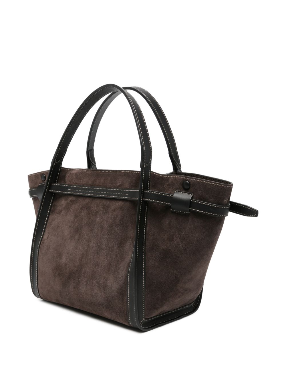 TODS Borsa a Spalla Mini in Pelle Marrone 