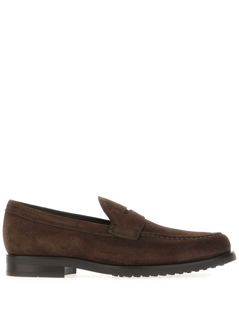 TODS Mocassino elegante in suede marrone 