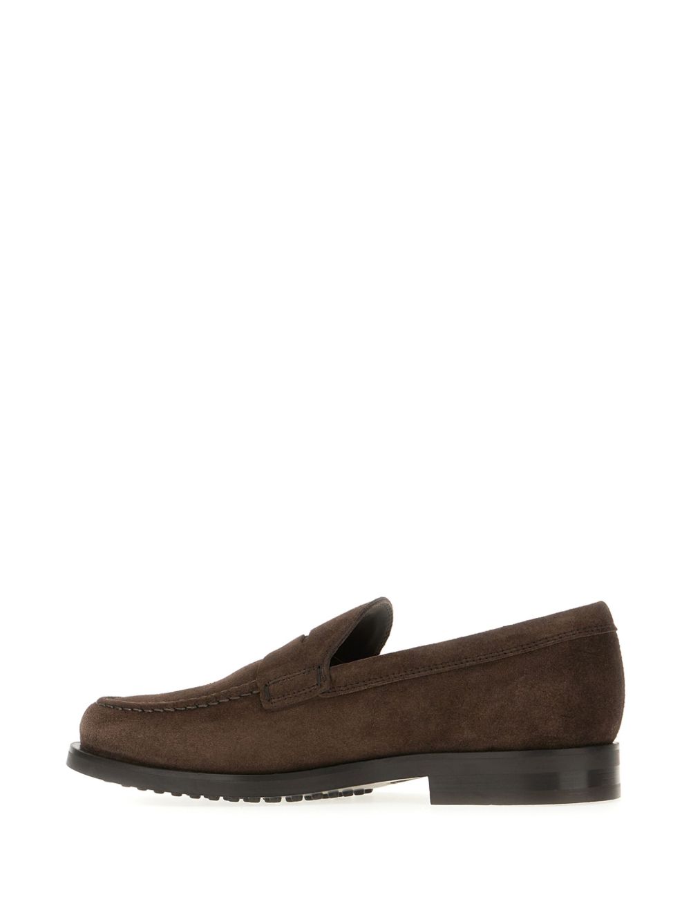 TODS Mocassino elegante in suede marrone 