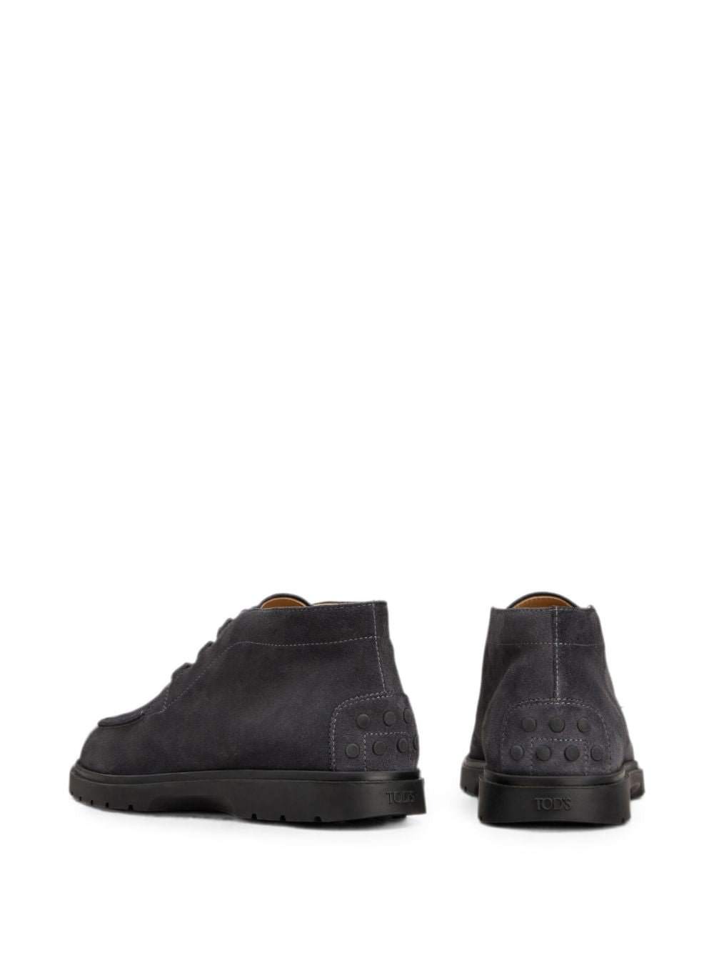 TODS Polacchine in suede grigio scuro 