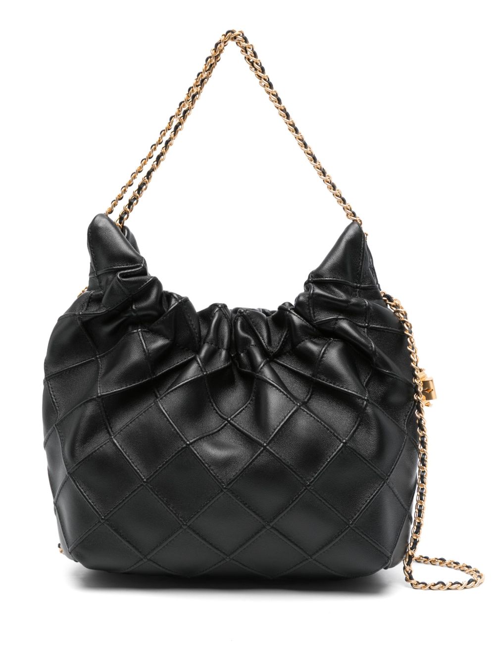 TORY BURCH Borsa a tracolla Fleming Mini Hobo nera 