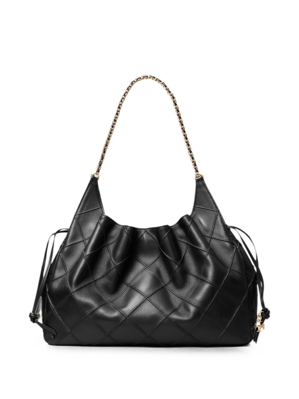 TORY BURCH Borsa shopping Fleming grande in pelle trapuntata con catena intrecciata 