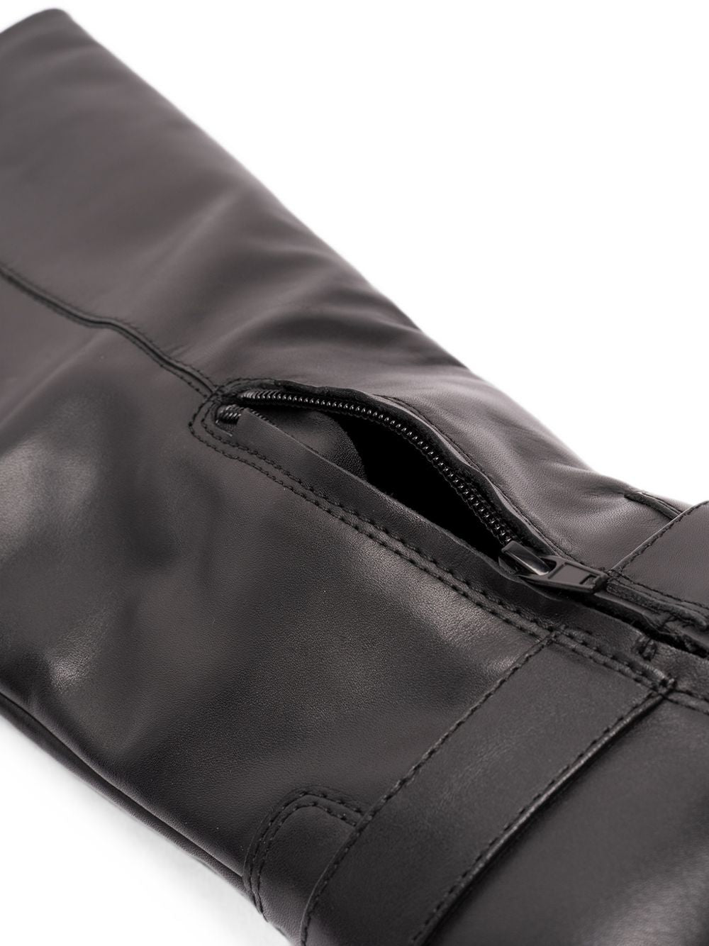 TWINSET Stivale marrone da cavallerizza con fibbia dorata alla caviglia 