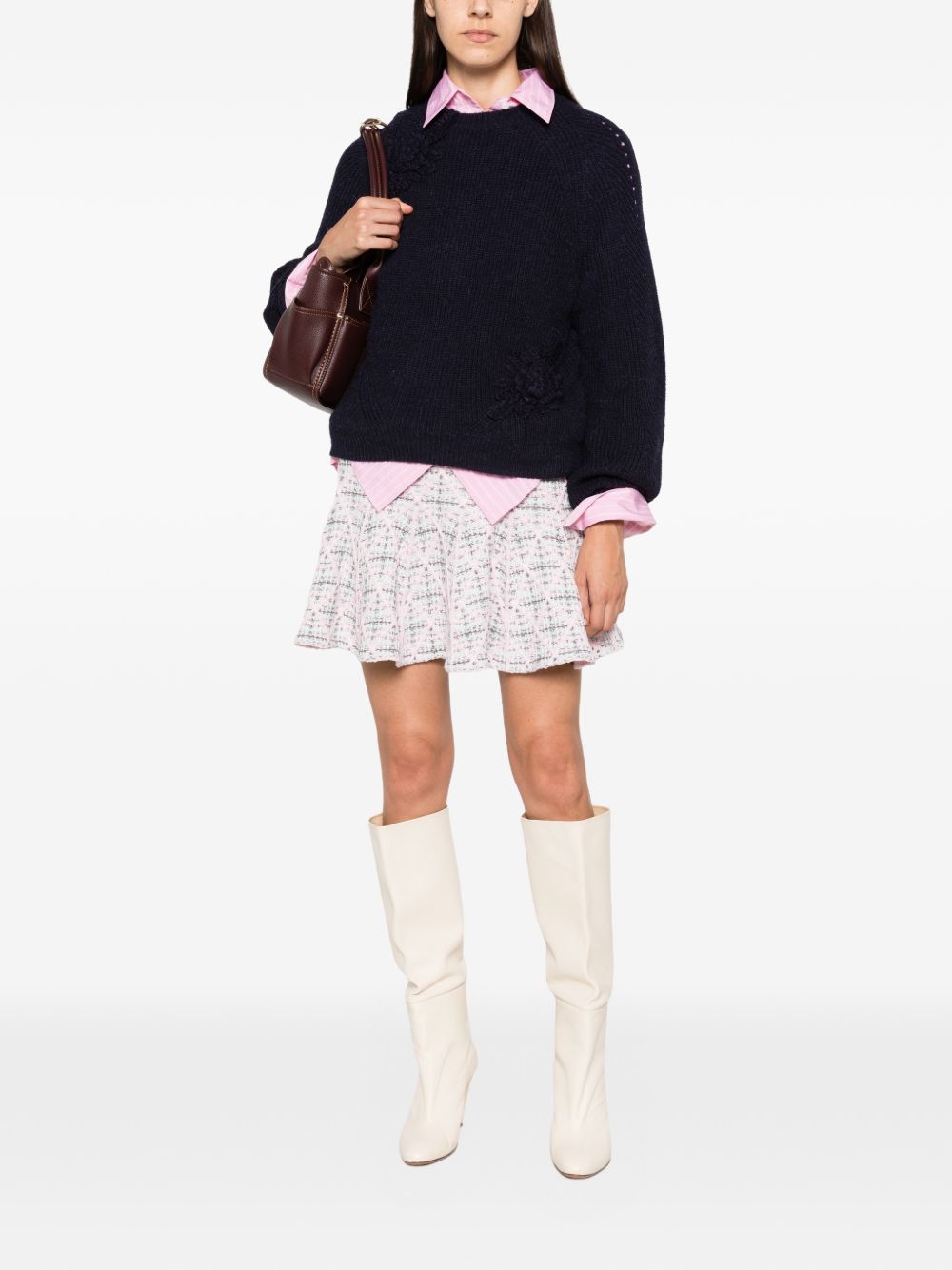 TWINSET Maglia girocollo blu notte 