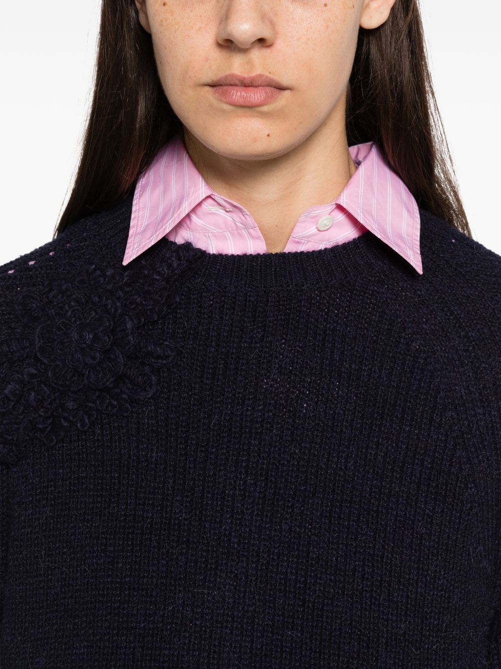 TWINSET Maglia girocollo blu notte 