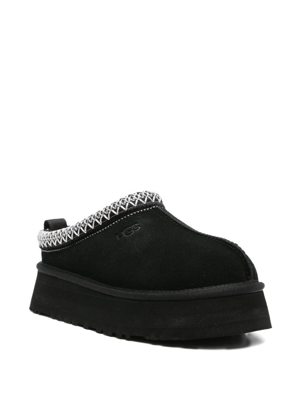 UGG Sabot Tazz II neri in camoscio con platform 
