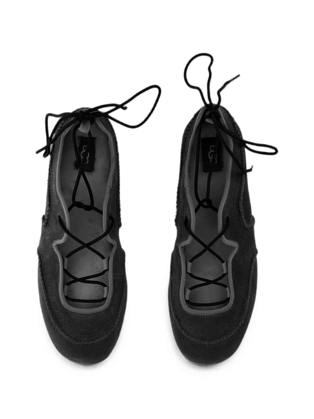 UGG Ballerine in Suede Nero 