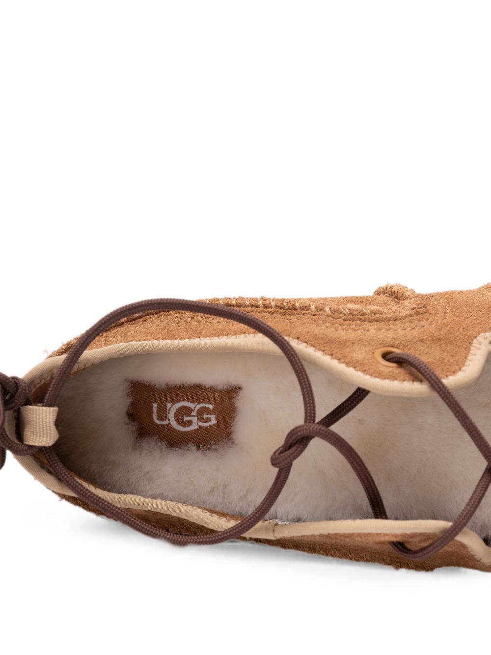 UGG Ballerine in Suede chestnut 