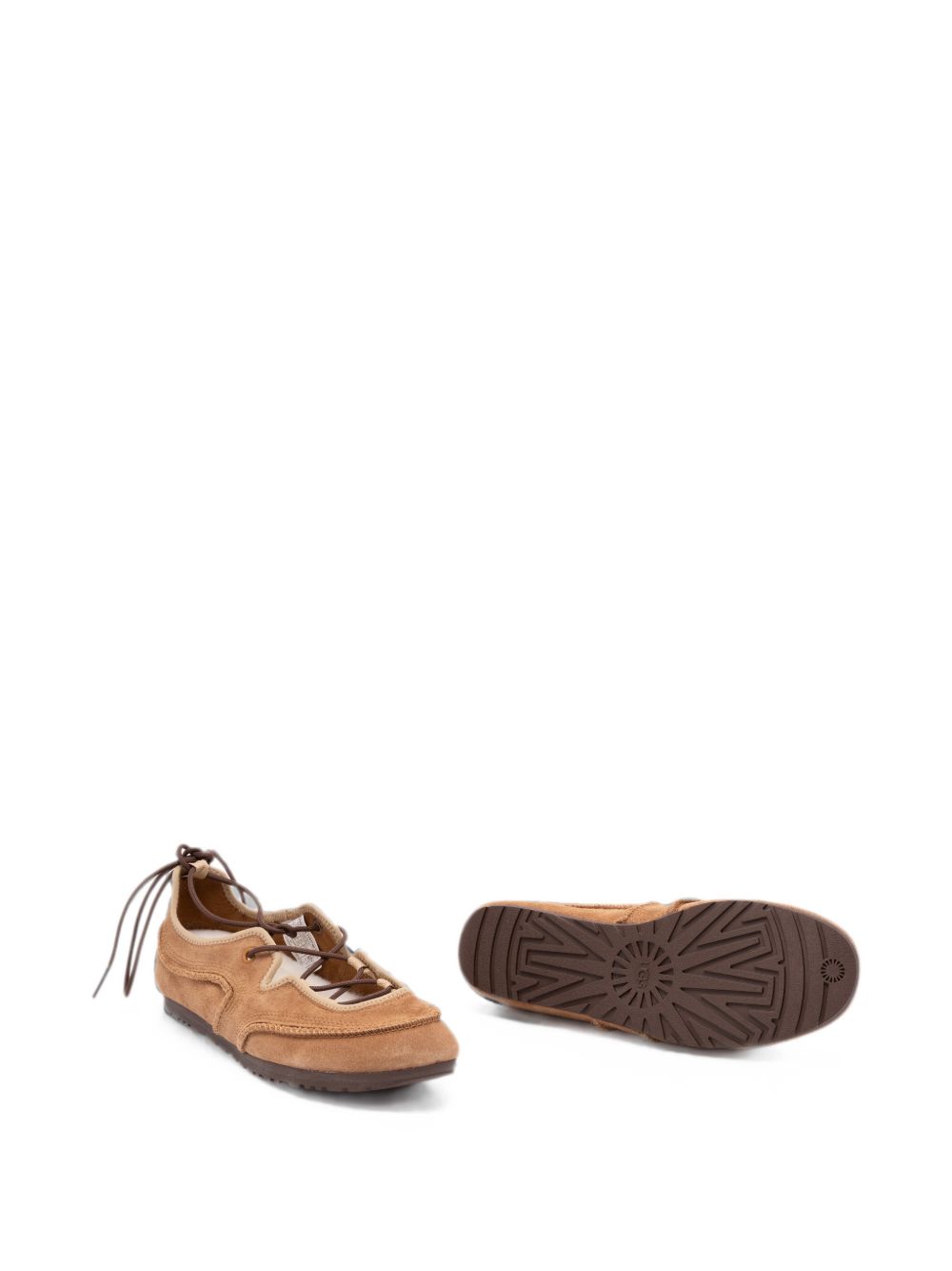 UGG Ballerine in Suede chestnut 