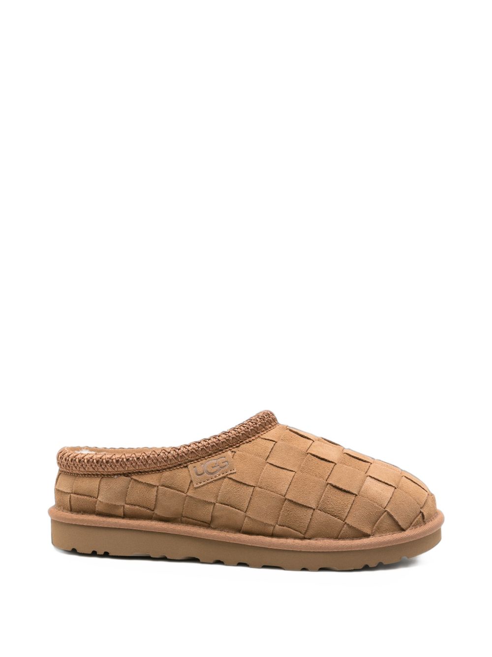 UGG Men's chestnut Tasman Woven sabot<BR/> 