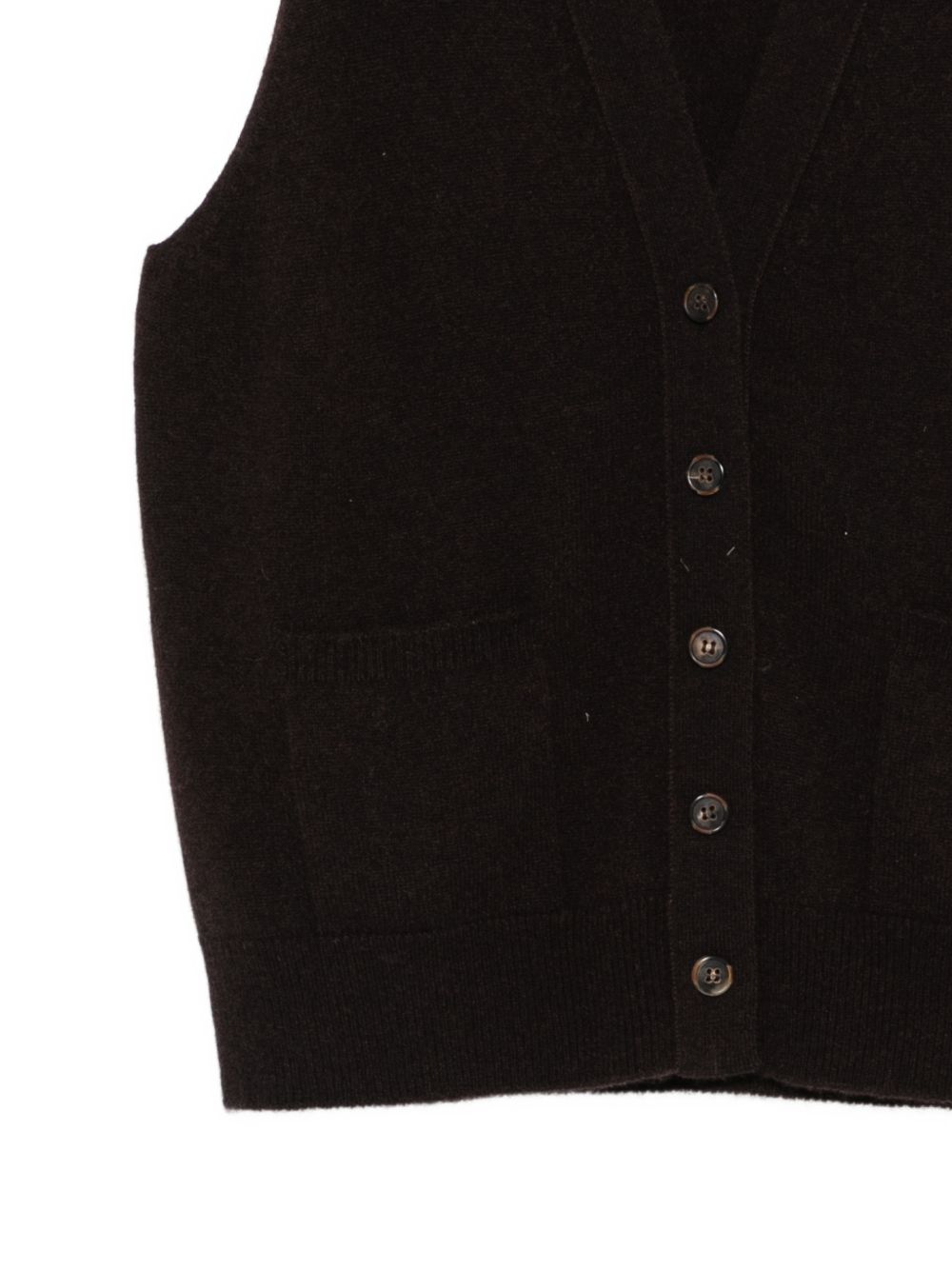 VANISE Gilet Michaela in cashmere color caffè Vanisè 
