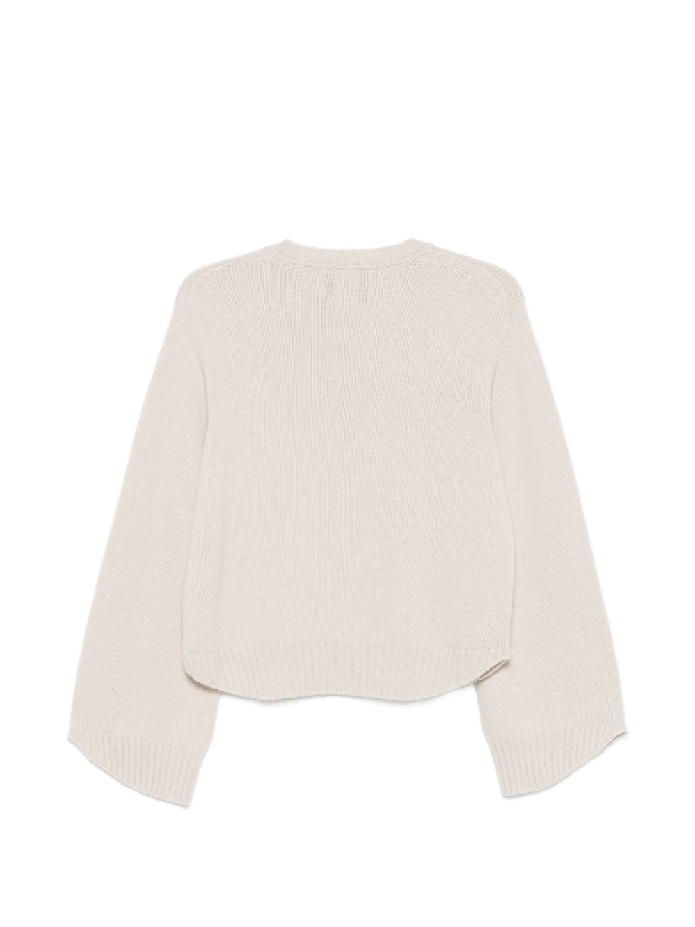 VANISE Maglia Genny color stucco in lana e cashmere 