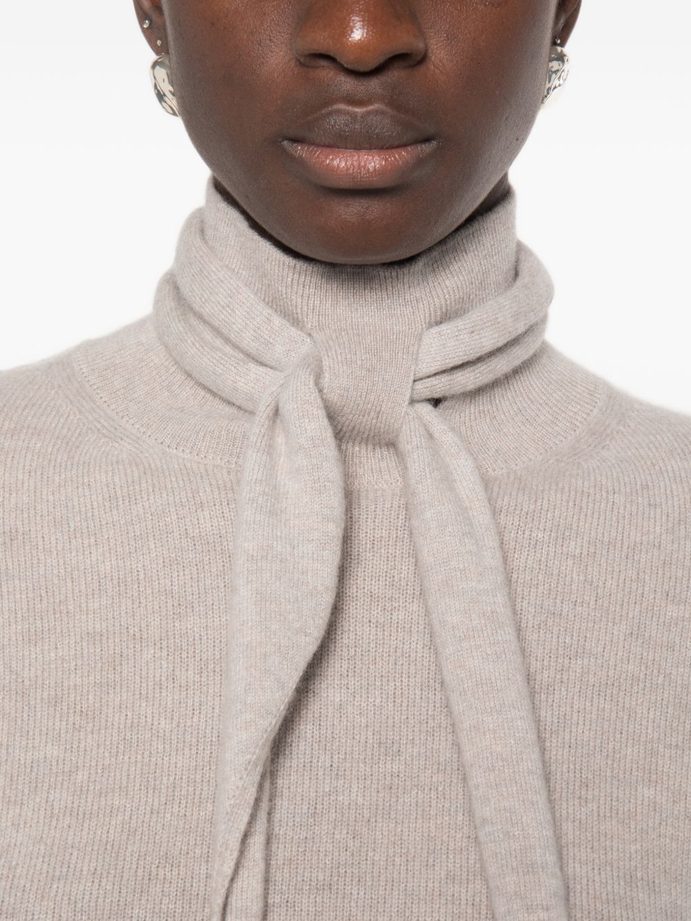 VANISE Maglia Renée color sasso in cashmere 