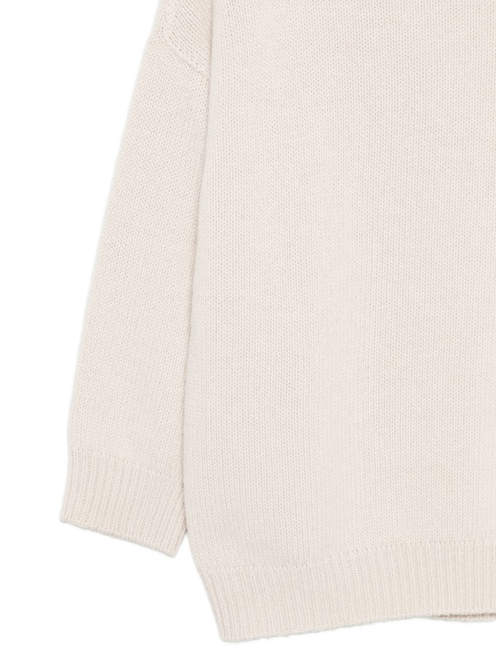 VANISE Maglia Chantal color stucco in lana e cashmere 