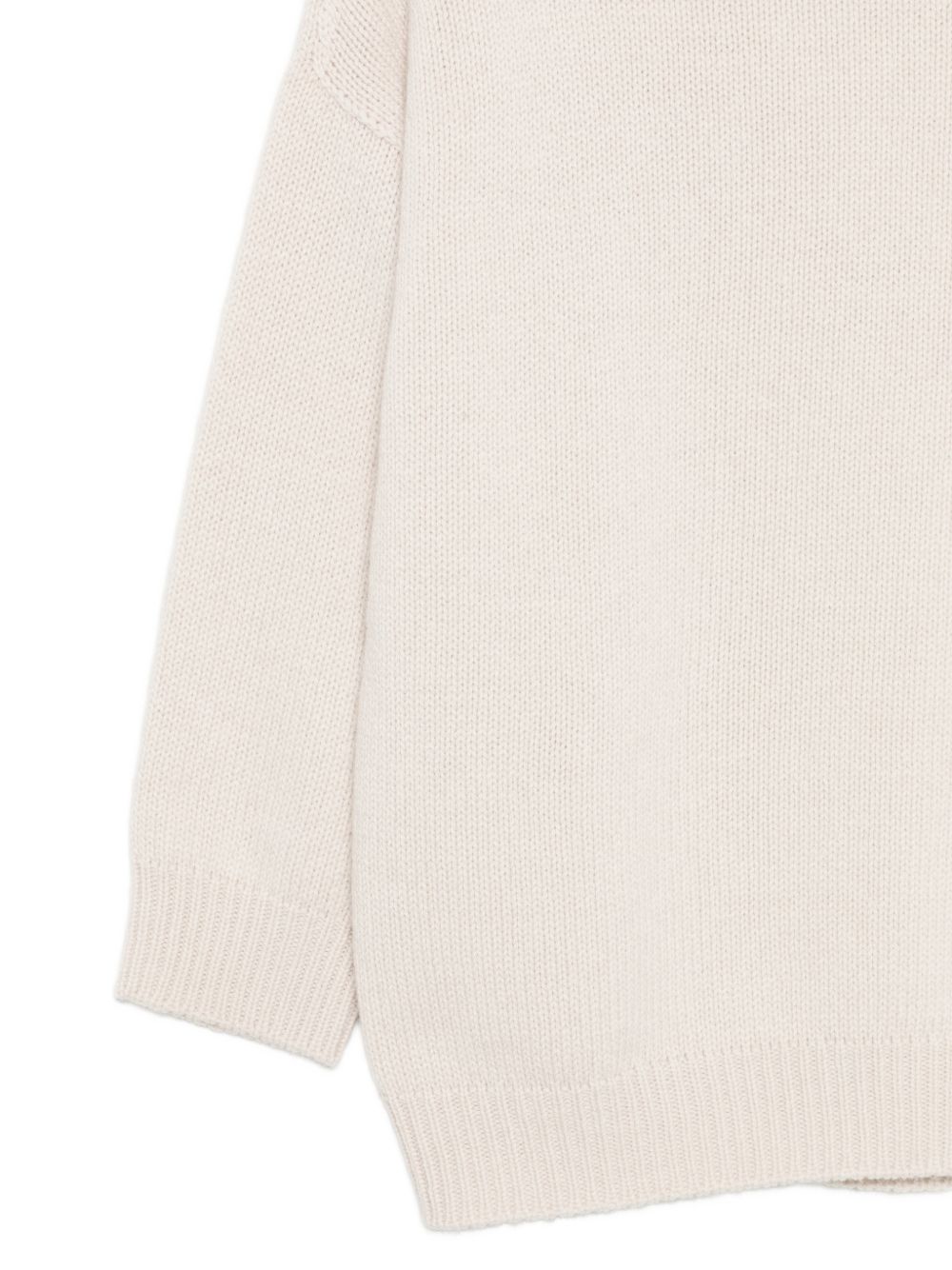VANISE Maglia Chantal color stucco in lana e cashmere 